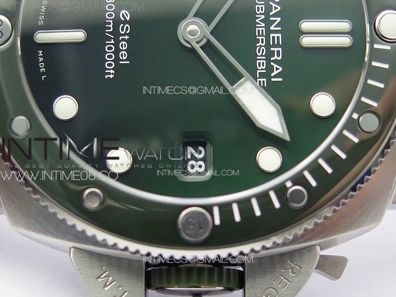PAM1287 Y VSF 1:1 Best Edition Green Dial on Green Leather Strap P.900 Super Clone